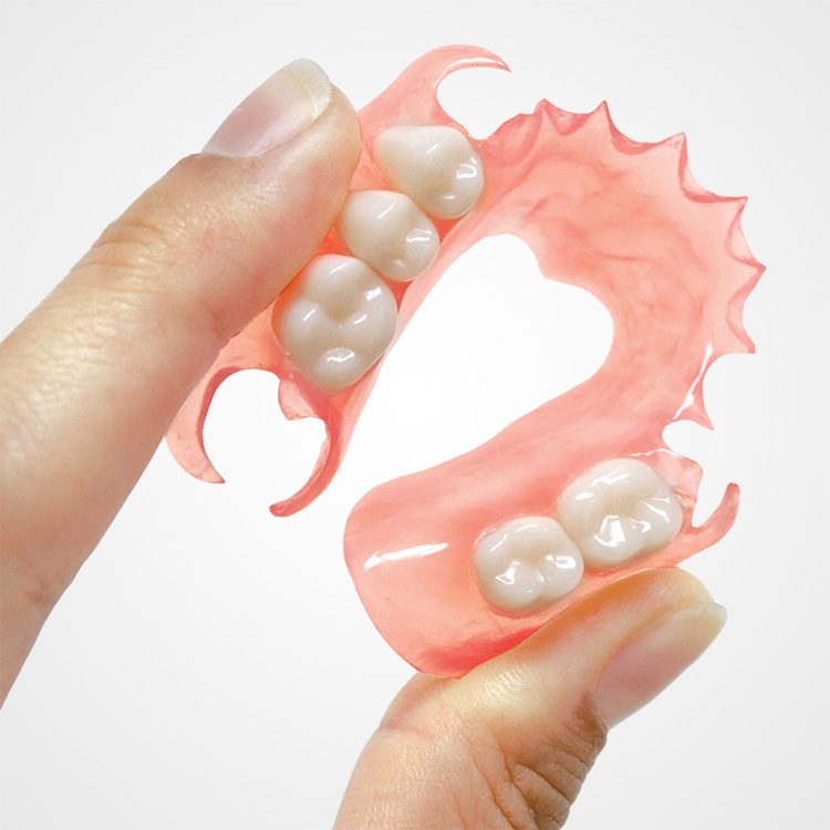 Detalle de prótesis Valplast